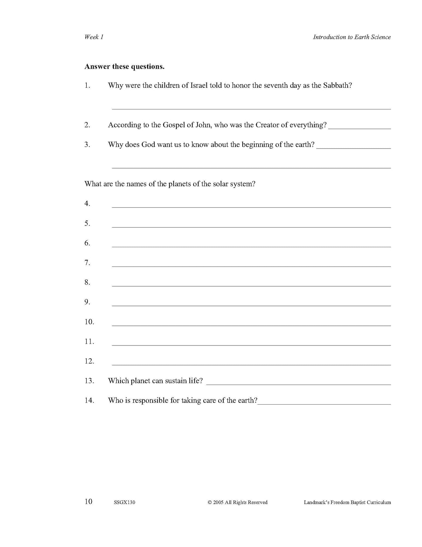 Science Grade 06 - Earth Science