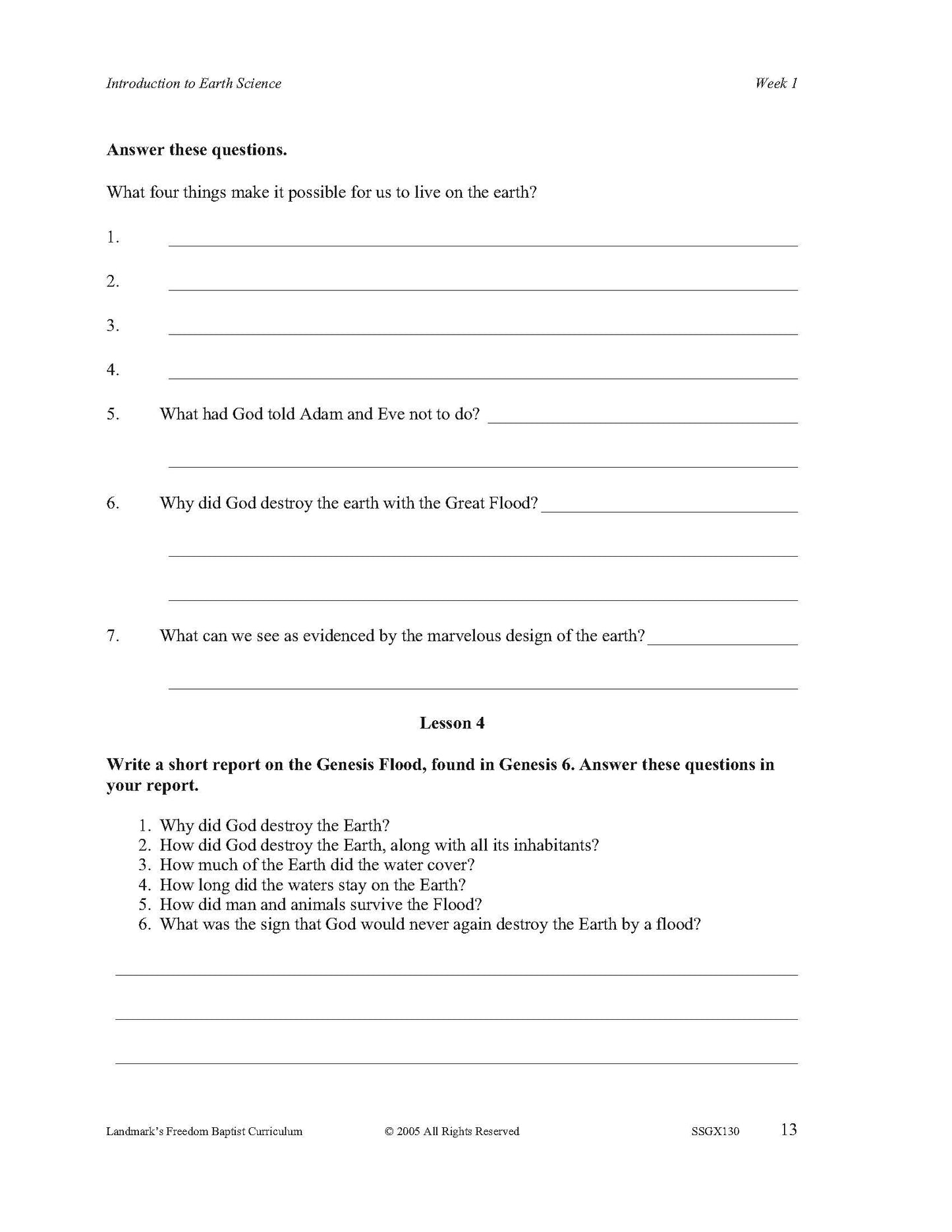 Science Grade 06 - Earth Science