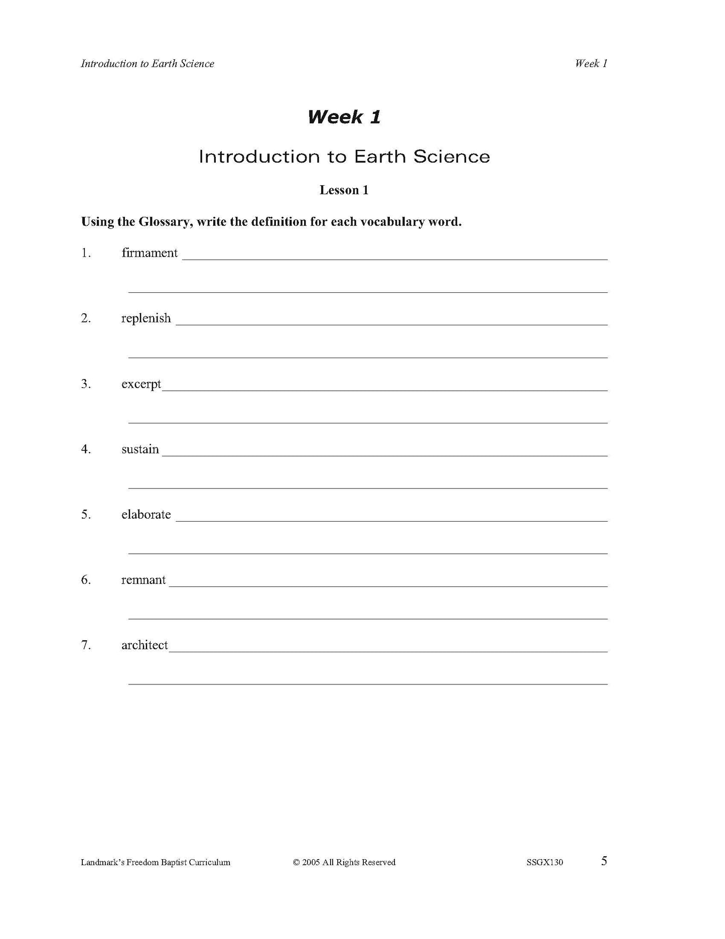 Science Grade 06 - Earth Science