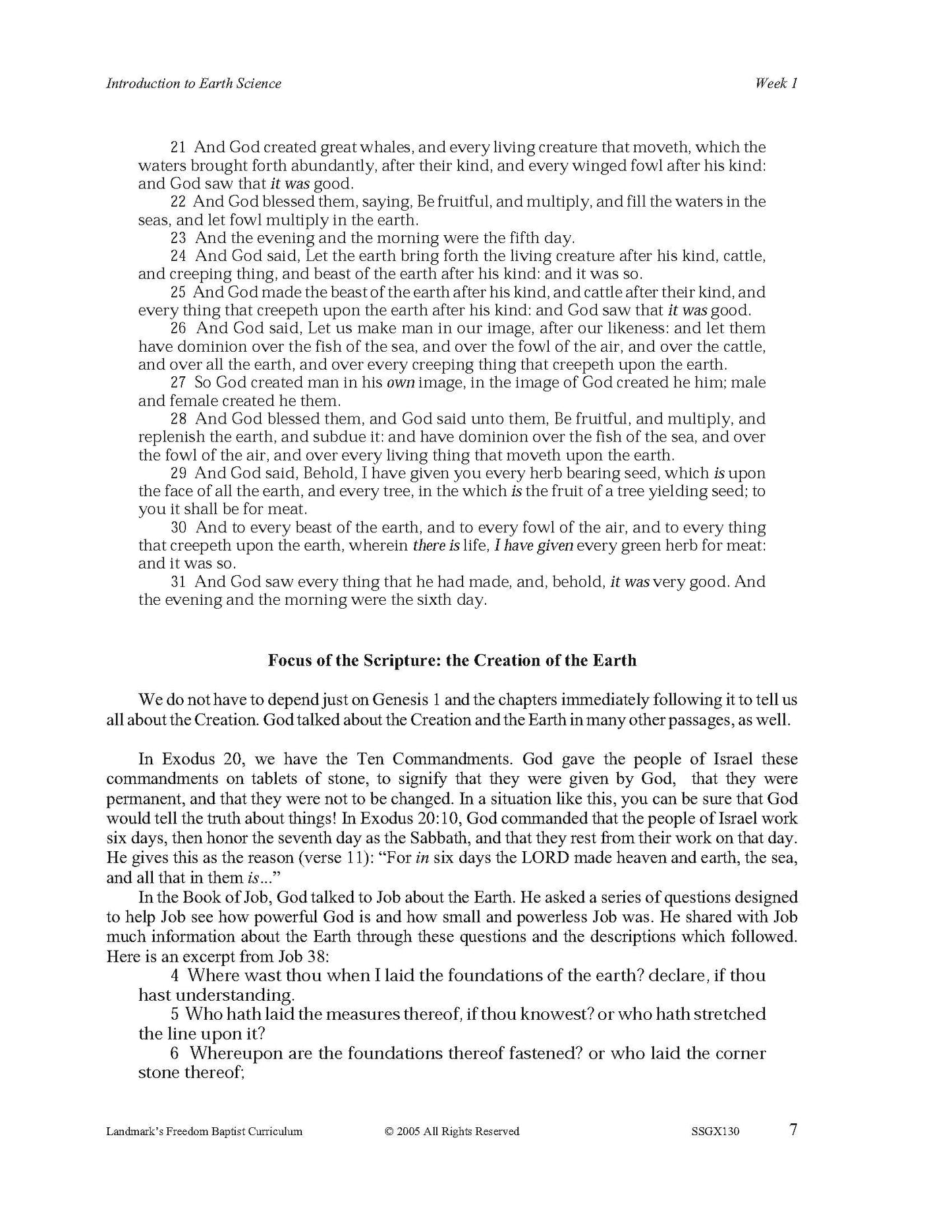 Science Grade 06 - Earth Science