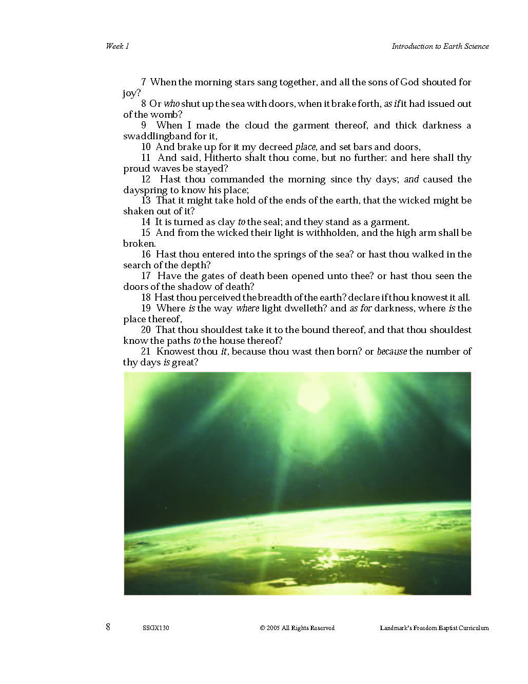 Science Grade 06 - Earth Science