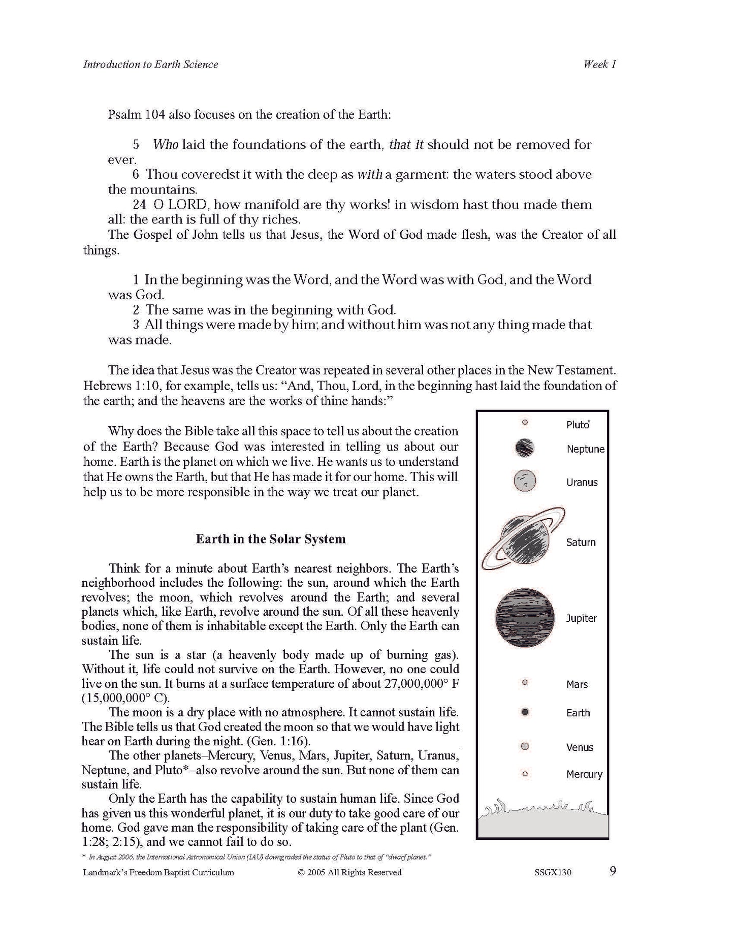Science Grade 06 - Earth Science