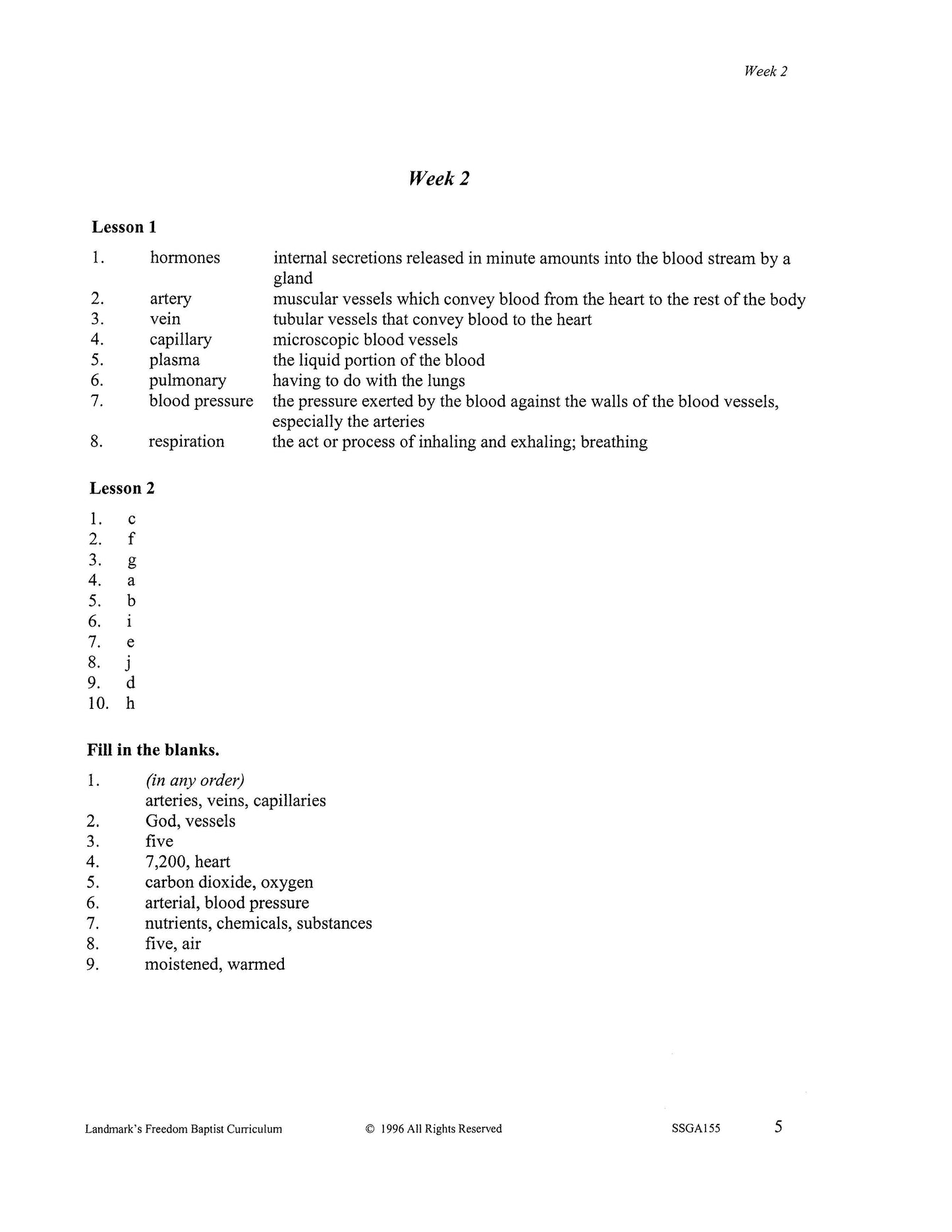 Science Grade 11 - Health & Dynamic Biblical Living