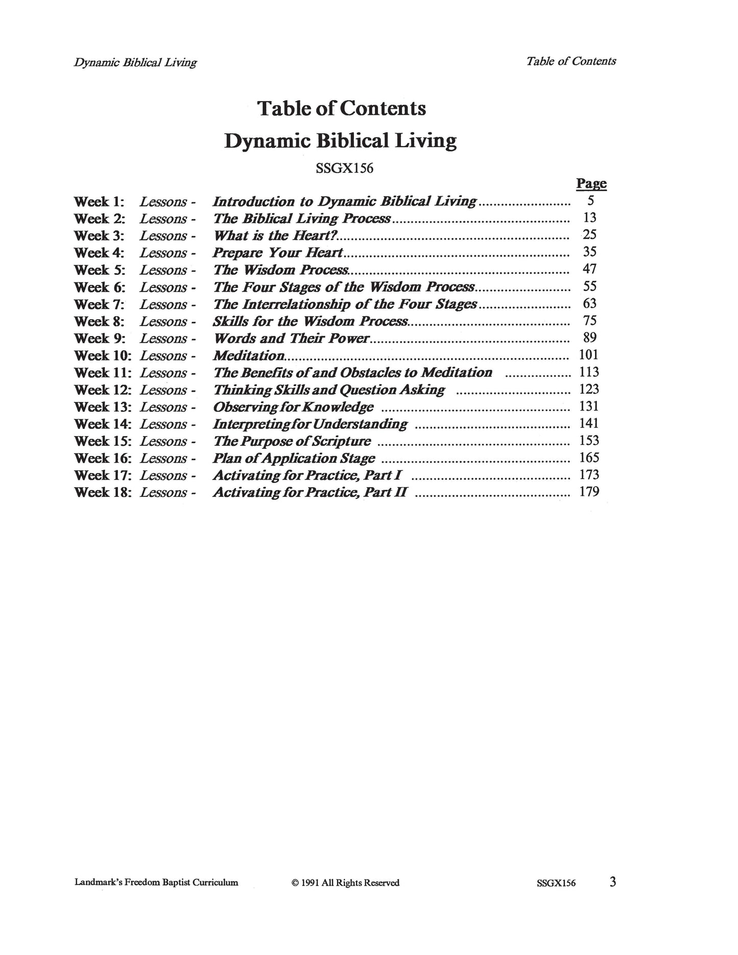 Science Grade 11 - Health & Dynamic Biblical Living