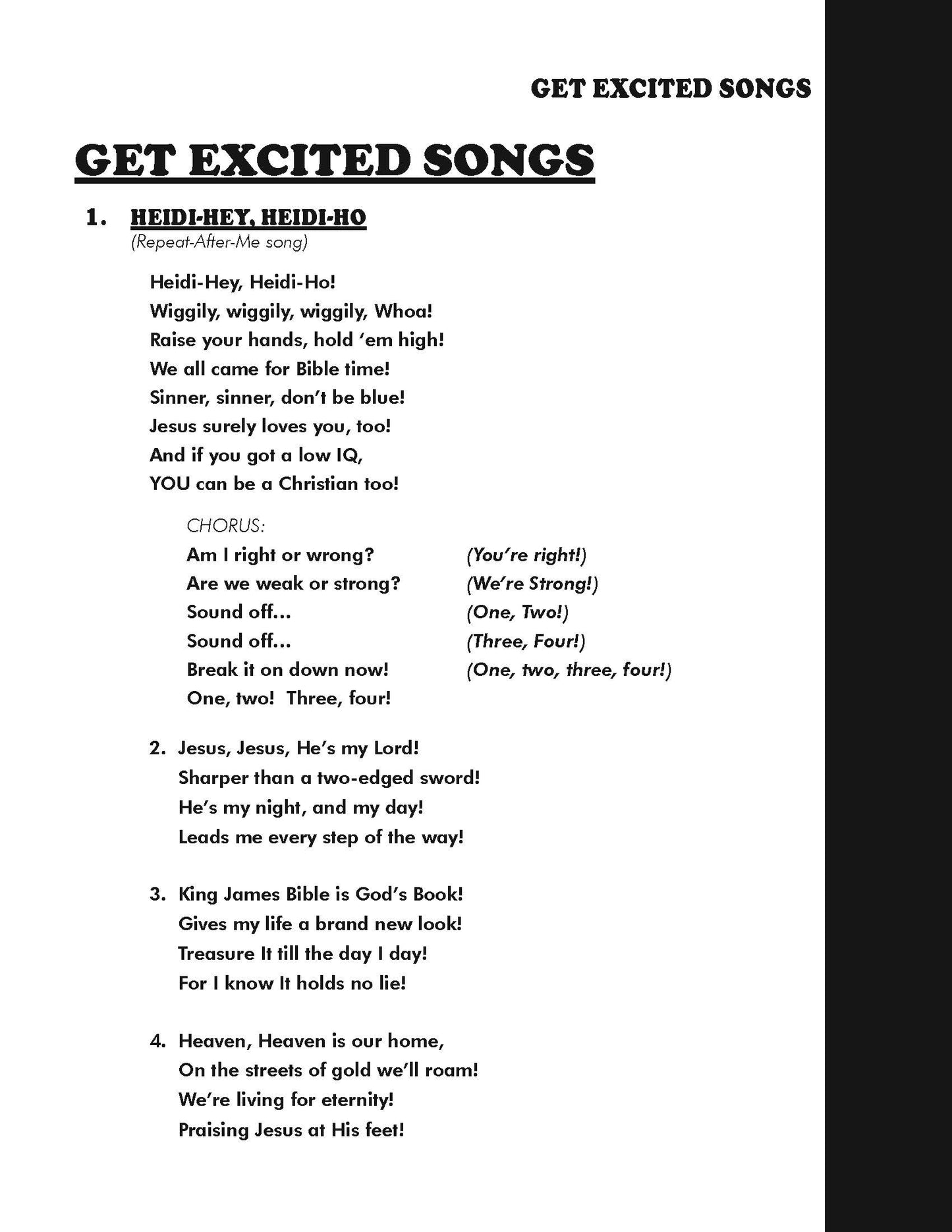 Children's Church Song Book