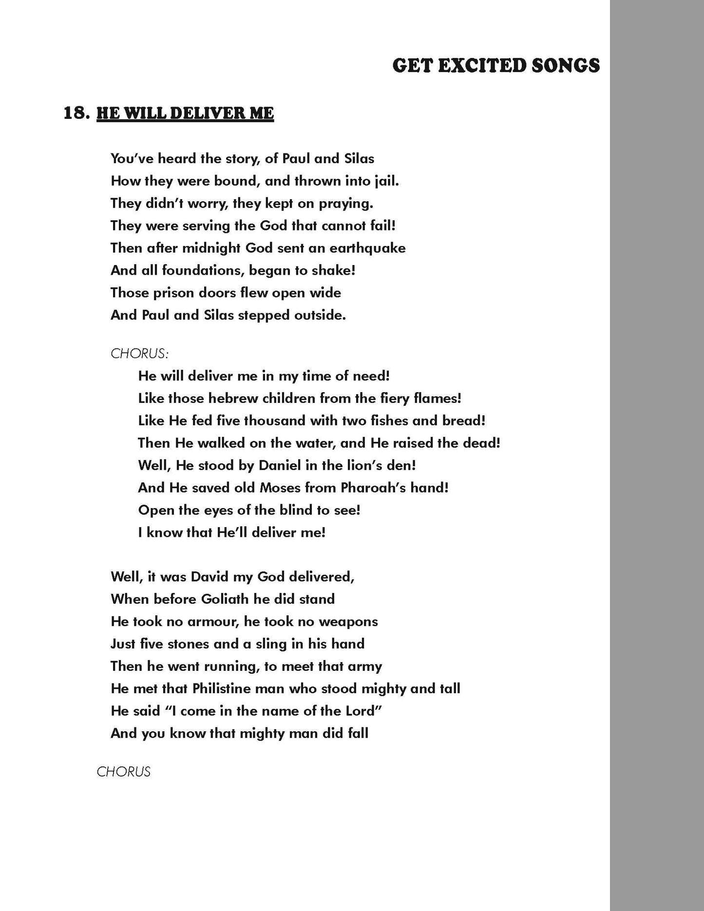 Children's Church Song Book