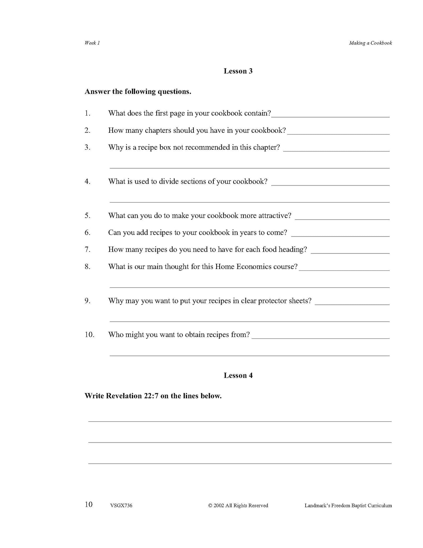 Home Economics