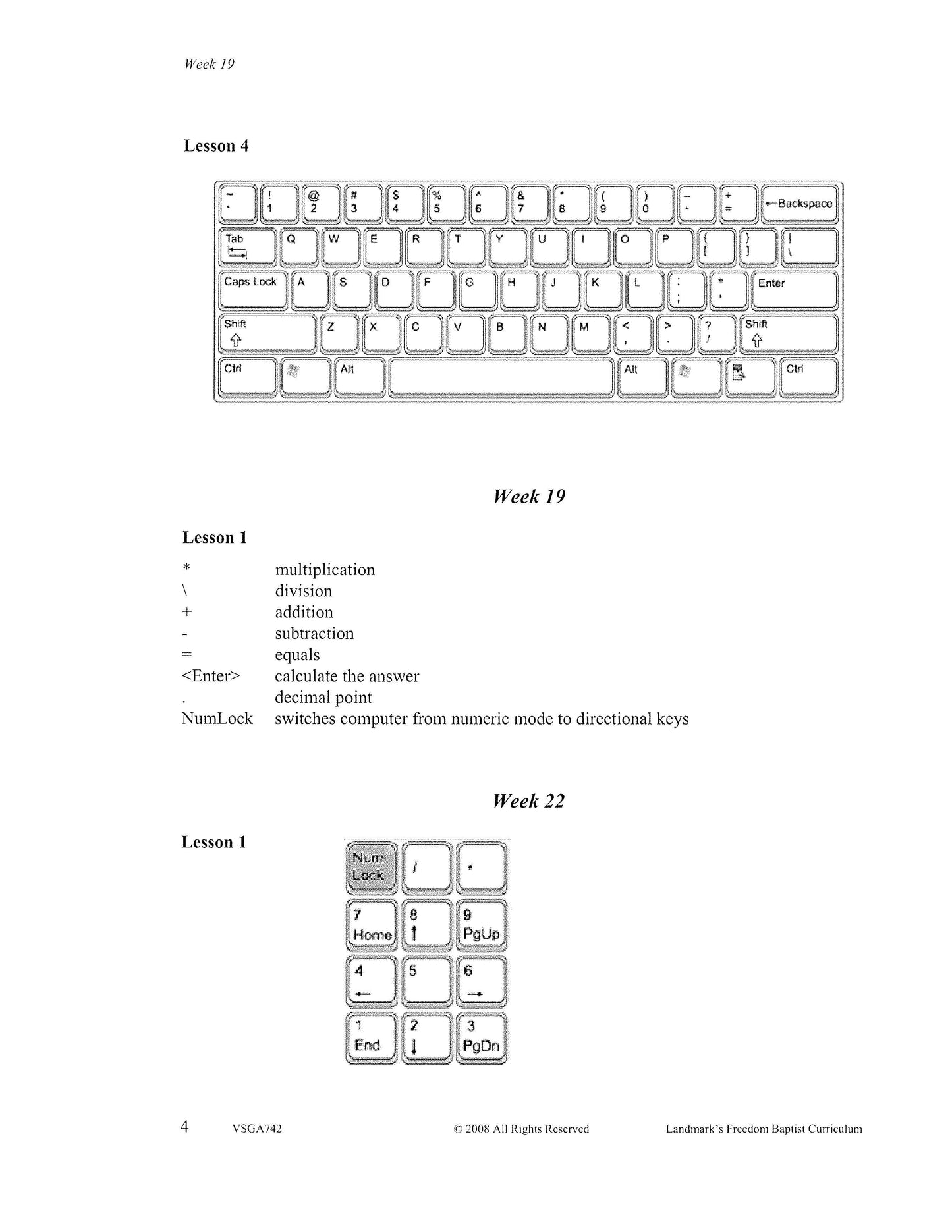 Computer Keyboarding