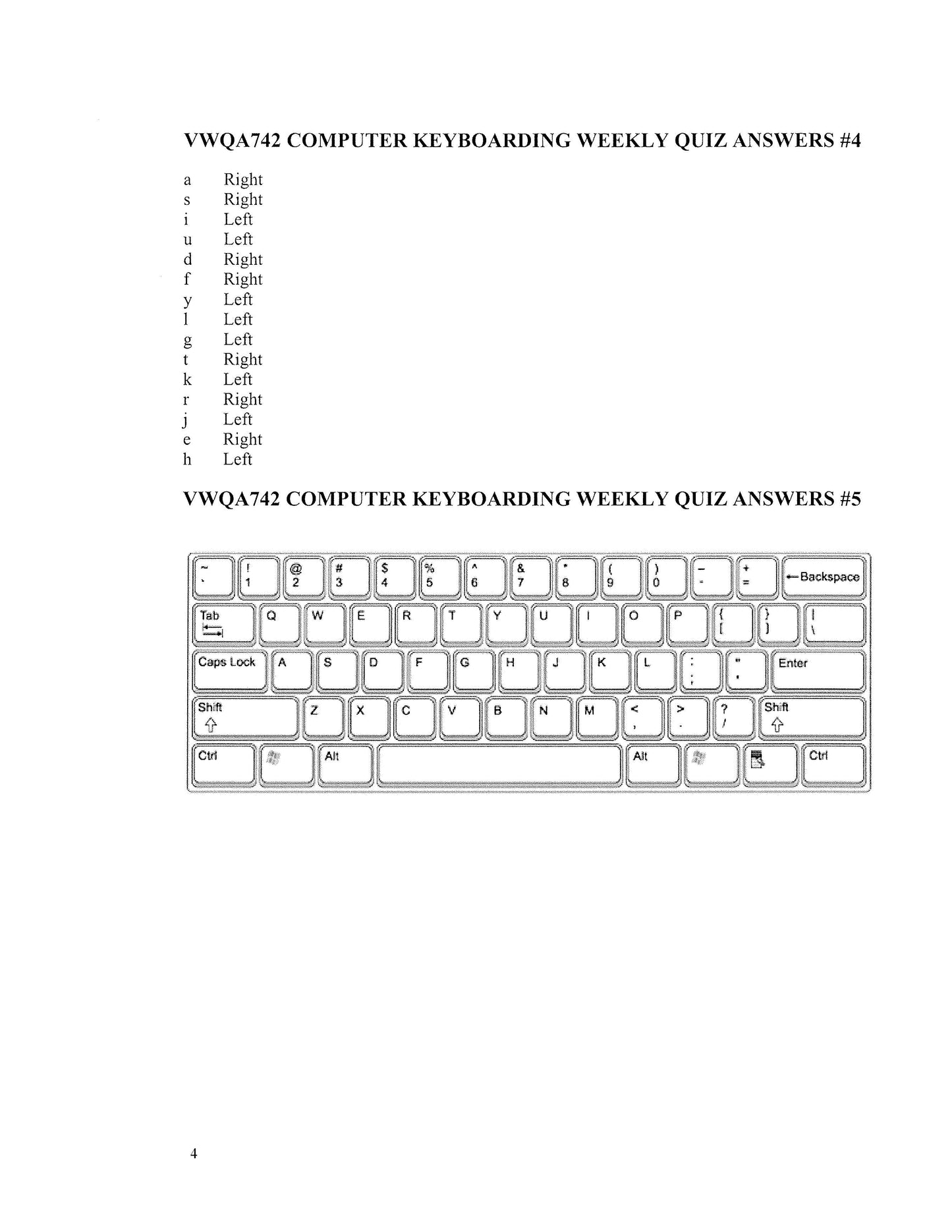 Computer Keyboarding