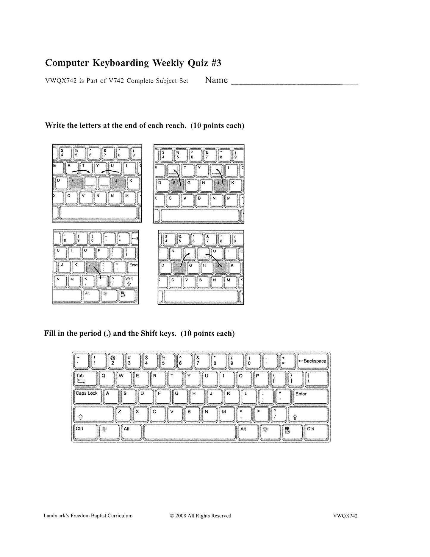 Computer Keyboarding