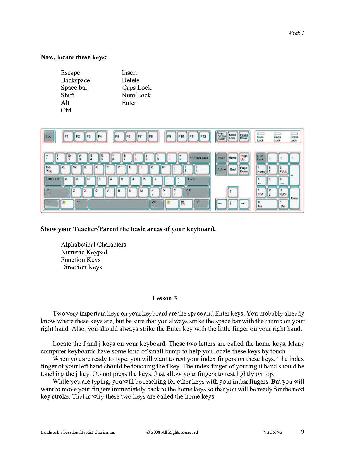 Computer Keyboarding