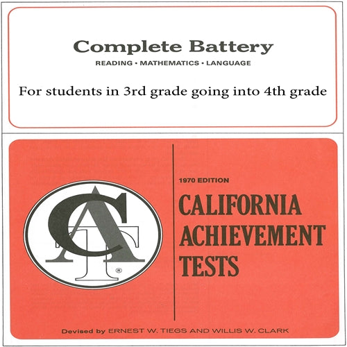 CAT04 Grade 03 Level 04