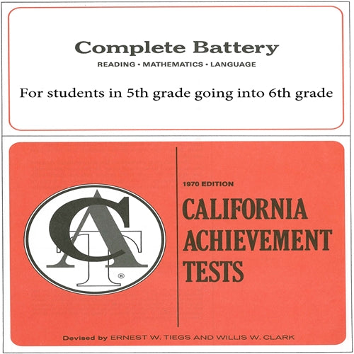 CAT06 Grade 05 Level 06