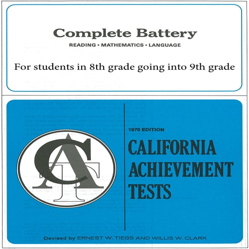 CAT09 Grade 08 Level 09