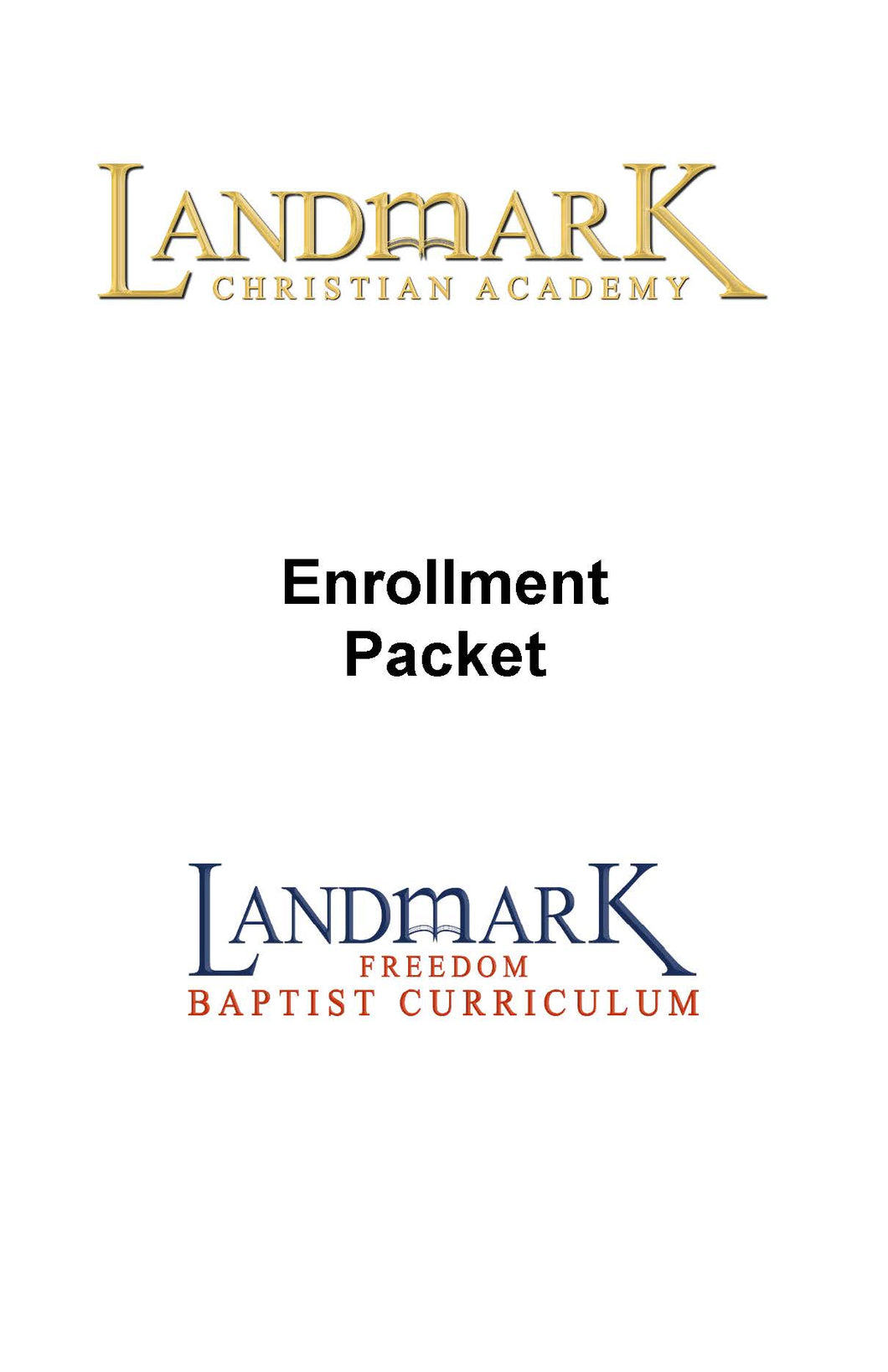 Academy Enrollment Packet