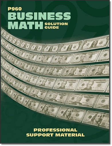 Support - Business Math Solution Guide