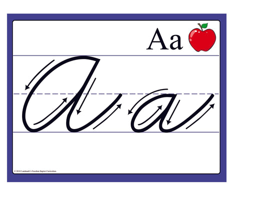 Cursive Wallcards