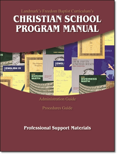 Christian School Program Manual